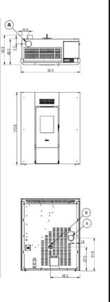 Maya Hydro 24,0 kW - kominekz płaszczem wodnym