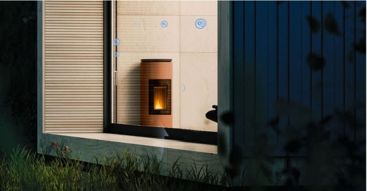 Suite Hydro Matic 18 kW – MCZ, kominek z płaszczem wodnym