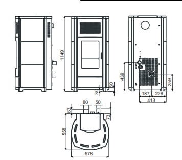 Suite 10 kW – MCZ, piecyk na pellet