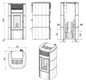 Club 10 kW – MCZ, piecyk na pellet