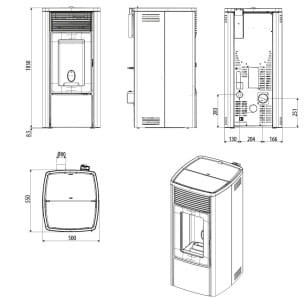 Ego UP 8 kW – MCZ, piecyk na pellet