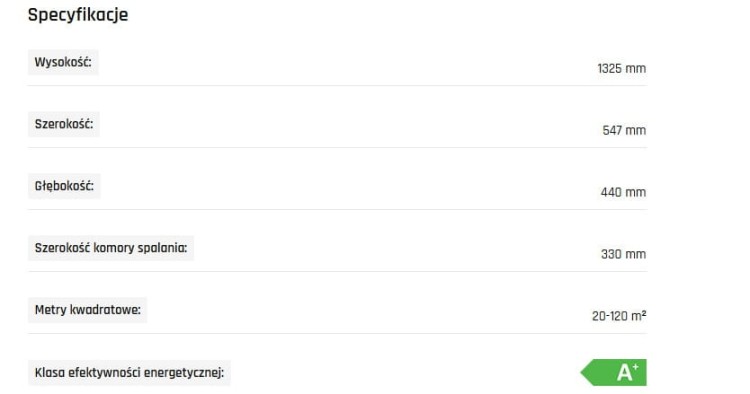 Kominek na drewno Scanline 810