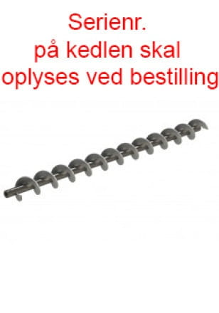 Ślimak do popiołu, RTB Feniks 80kW (Ø10, YN70)