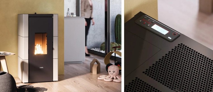 Cristal 7,0 kW – Cadel,k piecyk na pellet