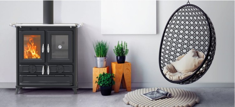 Violetta Evo Stone Wood cooke - kuchnia na drewno