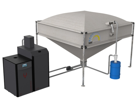 Kocioł na pellet RTB Feniks 50kW/1500kg Kocioł na pellet RTB Feniks 50kW/1500kg