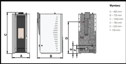 Camino 5-15 kW hydro, kominek z płaszczem wodnym Camino 5-15 kW hydro, kominek z płaszczem wodnym