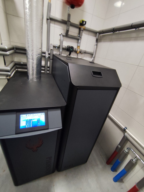 Kocioł na pellet RTB Feniks 10kw /350L Kocioł na pellet RTB Feniks 10kw /350L