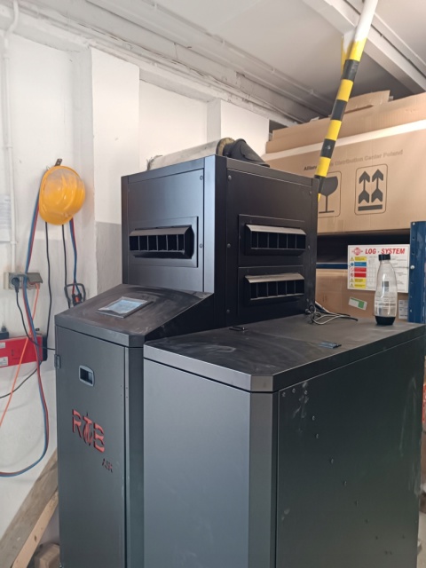 Nagrzewnica na pelet pellet RTB AIR 30kW osuszanie, osuszacz Nagrzewnica na pelet pellet RTB AIR 30kW osuszanie, osuszacz
