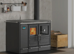 SIERRA 15kW żeliwna kuchnia na drewno
