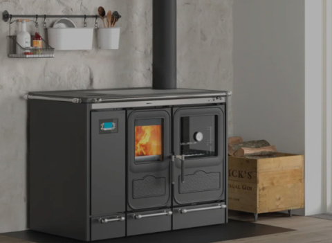 SIERRA 15kW żeliwna kuchnia na drewno SIERRA 15kW żeliwna kuchnia na drewno