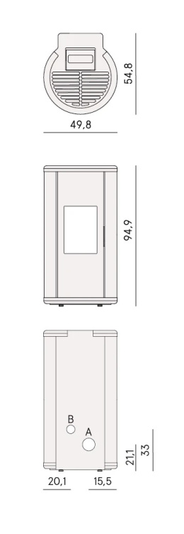 Sound PS 7 kW – Cadel, piecyk na pellet