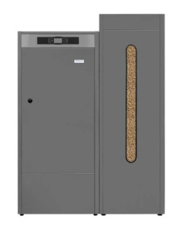 Bioclass IC 18 kW – Domusa z zasobnikiem 365kg i automatycznym odpopielaniem