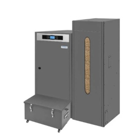 Bioclass IC 25 kW – Domusa Zasobnik 240kg i Automatycznym odpopielaniem