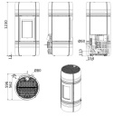Curve Comfort Air Matic UP 8 kW CORE – MCZ, piecyk n apellet