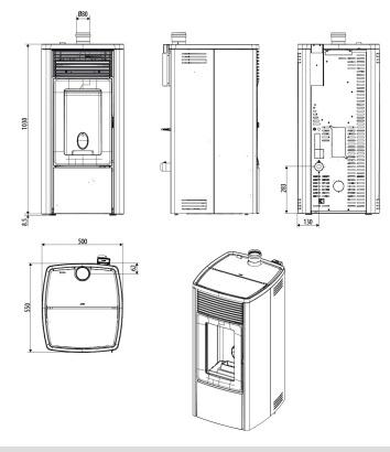 Ego UP 8 kW – MCZ, piecyk na pellet Ego UP 8 kW – MCZ, piecyk na pellet