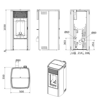 Ego Air Matic 8 kW CORE – MCZ, piecyk na pllet Ego Air Matic 8 kW CORE – MCZ, piecyk na pllet