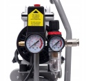 SPRĘŻARKA KOMPRESOR BEZOLEJOWY 6L 550W DWUTŁOKOWY R2 10 BAR CICHY