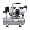 SPRĘŻARKA KOMPRESOR BEZOLEJOWY 6L 550W DWUTŁOKOWY R2 10 BAR CICHY