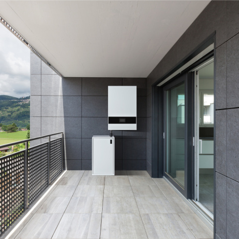 Wiszący kocioł na pellet Hevo 18KW Wiszący kocioł na pellet Hevo 18KW