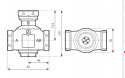 ZAWÓR TEMPERATUROWY OCHRONY POWROTU KOTŁA ATV 334 DN25 Ø 1" CAL 9 m³/h 50°C