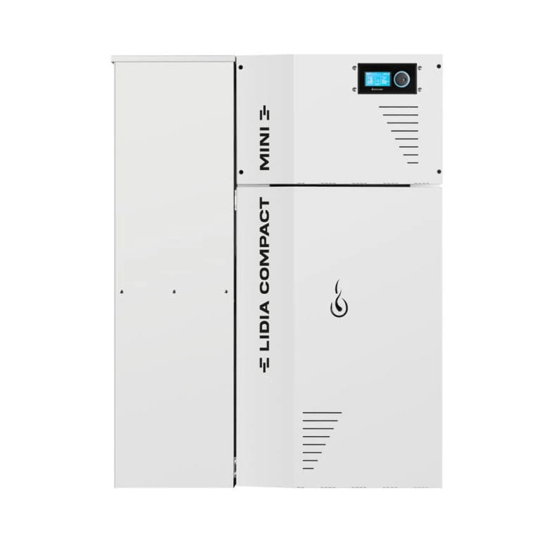 Kocioł na pellet Lidia mini 25kW z bocznym zasobnikiem