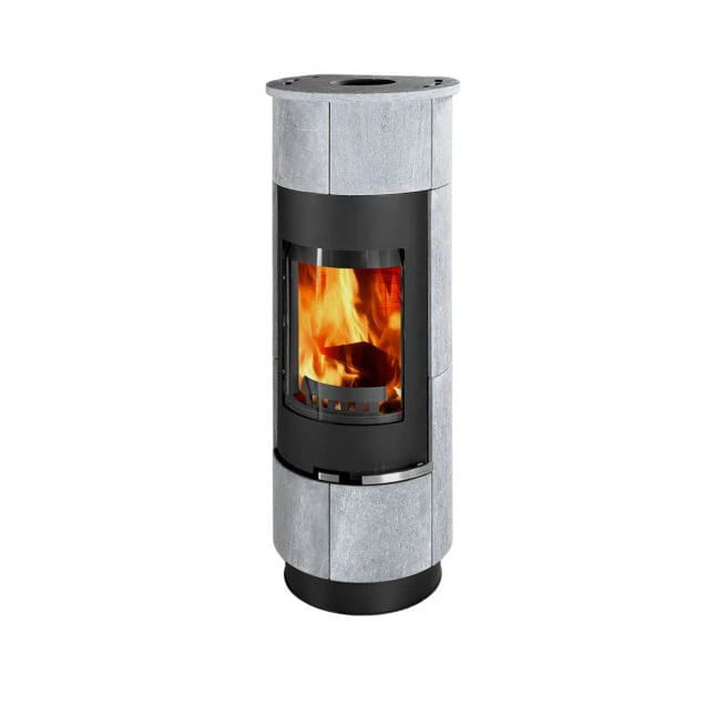 Thorma Atika standard (Cadiz) – kamień Serpentino, piecyk na drewno